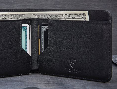 vaultskin manhattan slim bifold wallet with rfid protection|luxury rfid wallet.